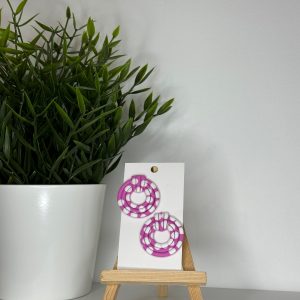 Justine - Rose à pois