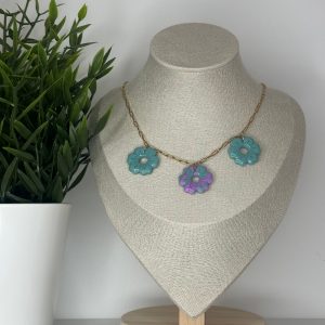 Collier Camélia - Lilas bloom