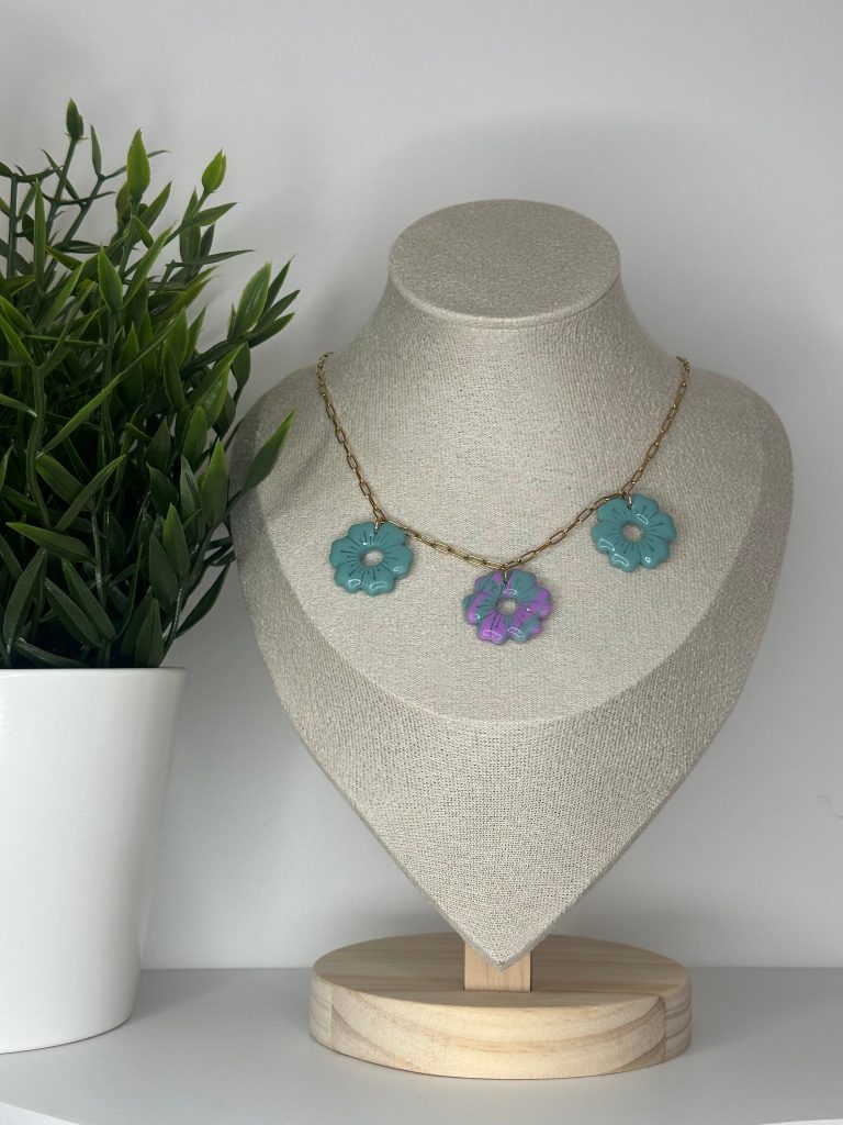 Collier Camélia – Lilas bloom