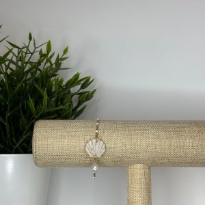 Bracelet coquillage - beige