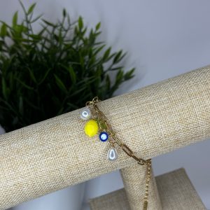 Bracelet charms - citron