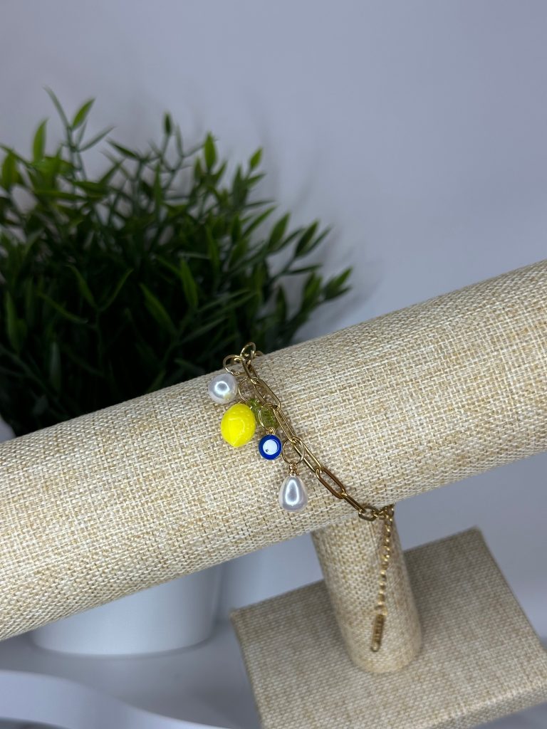 Bracelet charms – citron