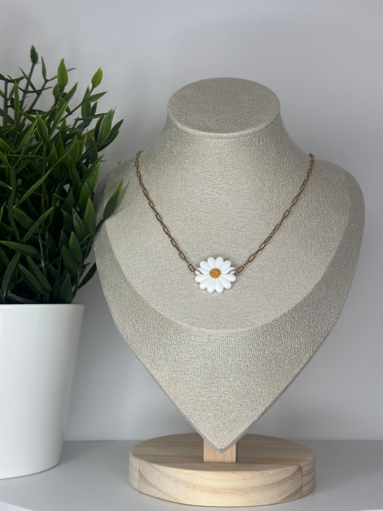 Collier marguerite – Simple